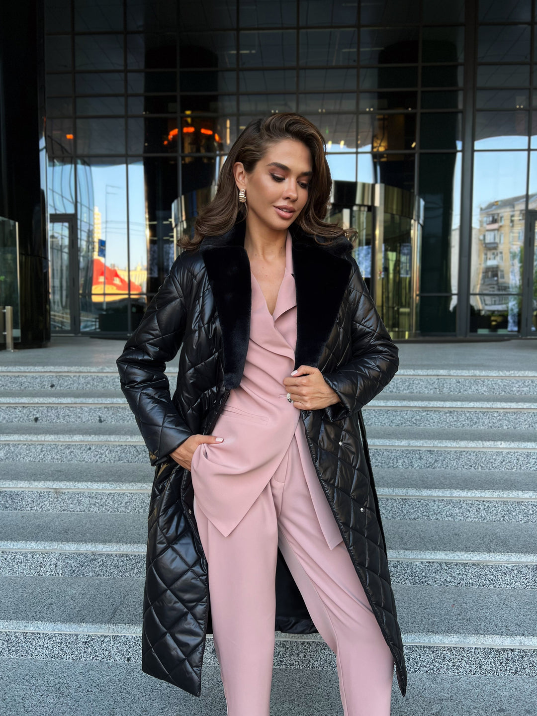 Stockholm Wrap Puffer winter black