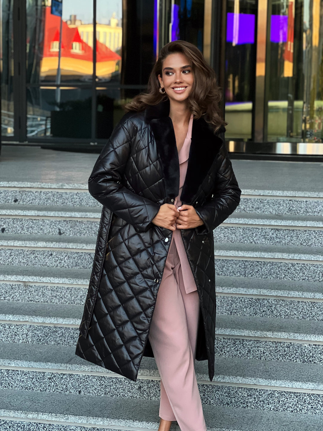 Stockholm Wrap Puffer winter black