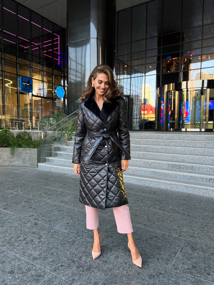 Stockholm Wrap Puffer winter black