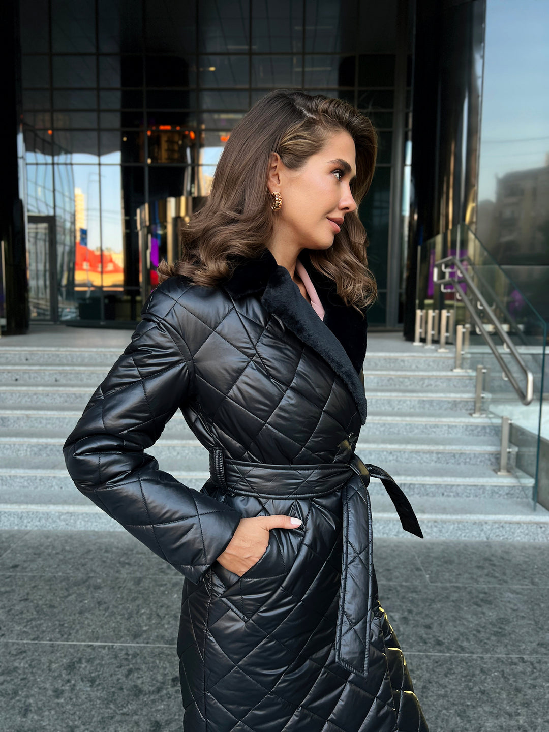 Stockholm Wrap Puffer winter black