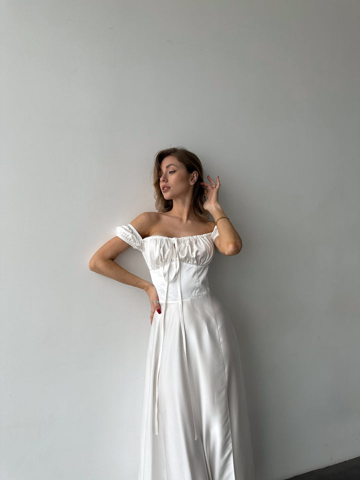 for wedding guest skirt movement detail