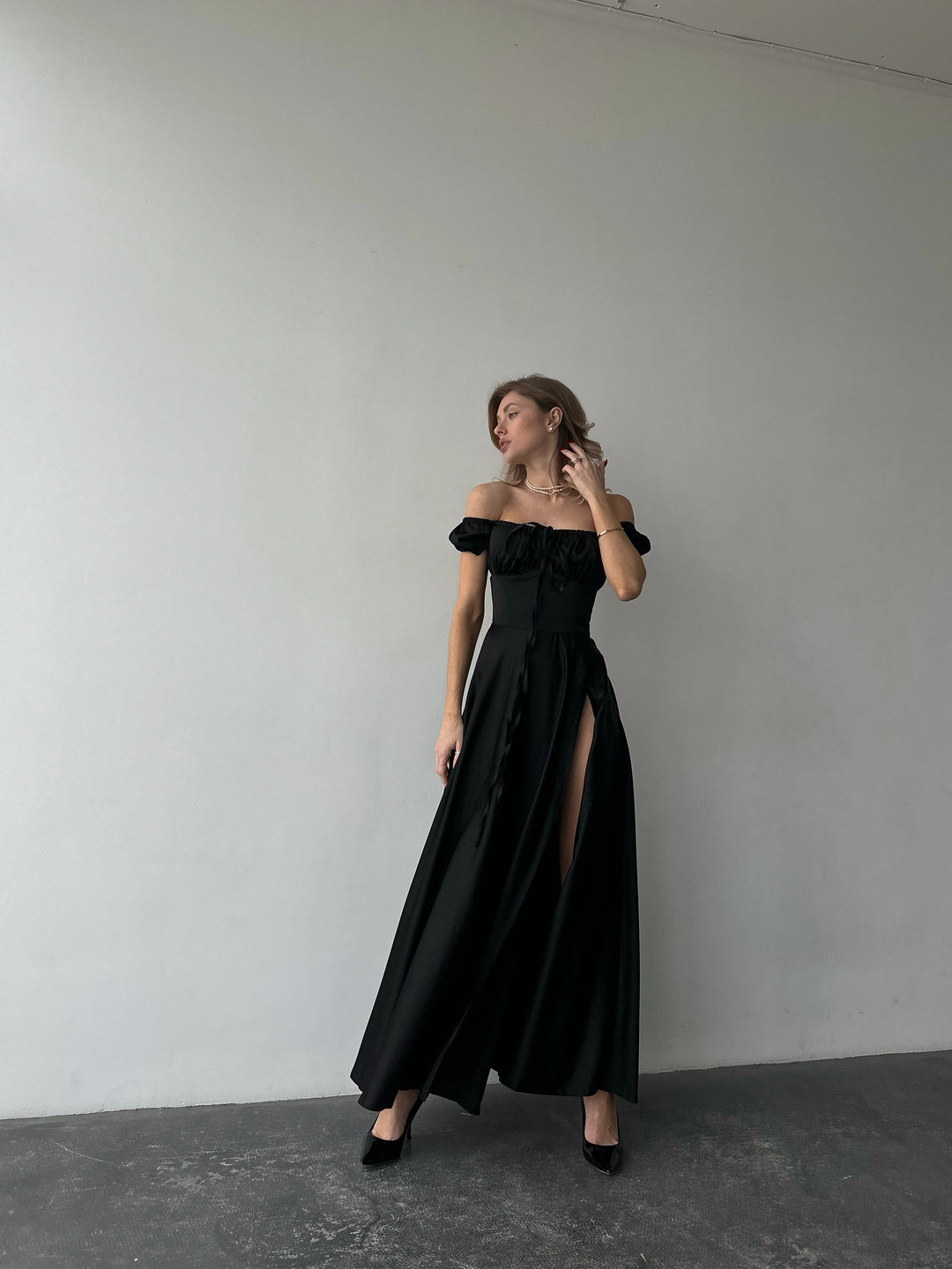for wedding guest skirt movement detail