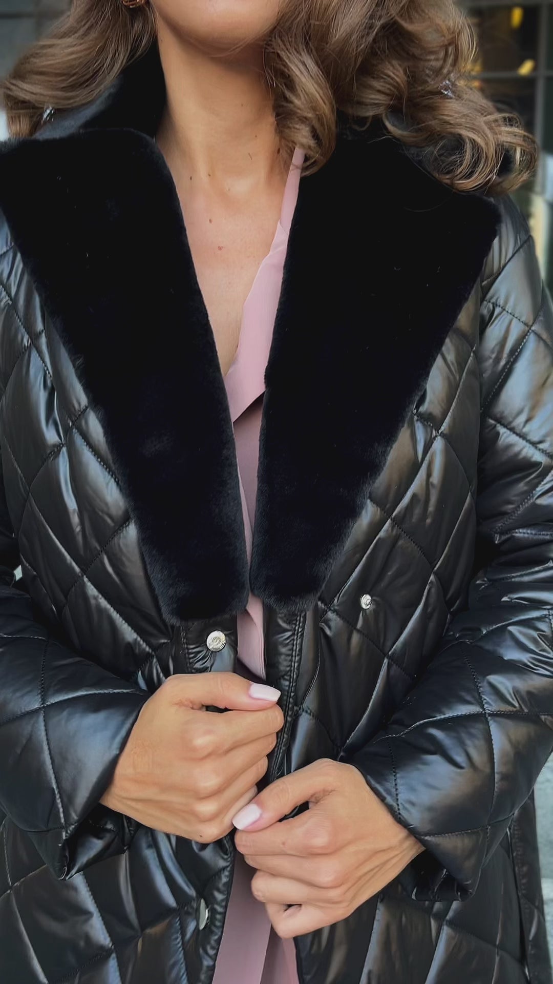 Stockholm Wrap Puffer winter black